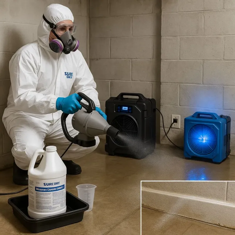 Sanitization and Odor Removal process in Springdale, PA