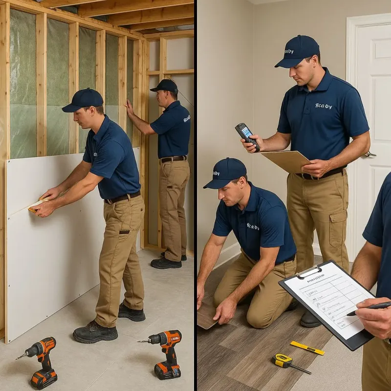 Repairs and Reconstruction process in Springdale, PA