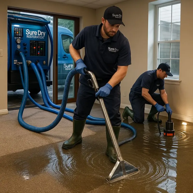 Water Extraction and Removal process in Springdale, PA